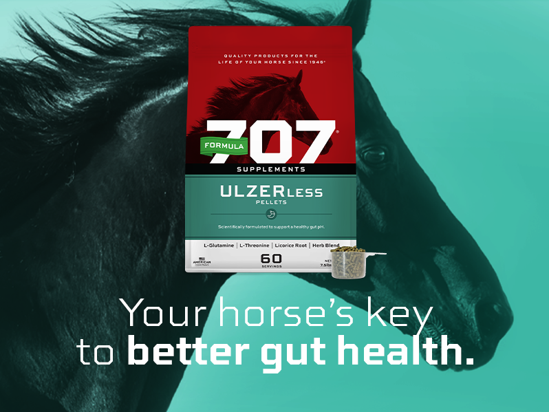 Formula 707 ULZERless Equine Supplement, 7.5lb Bag - Natural Gut Support for Horses with Ulcer Risk Factors