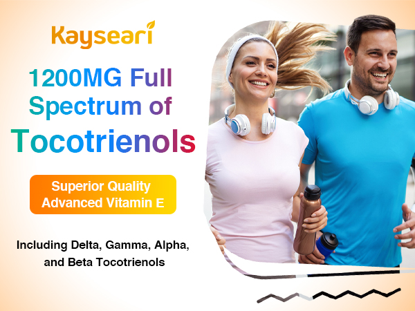 Full Spectrum of Tocotrienols Vitamin E Complex Liquid 1200mg, 1 Pack