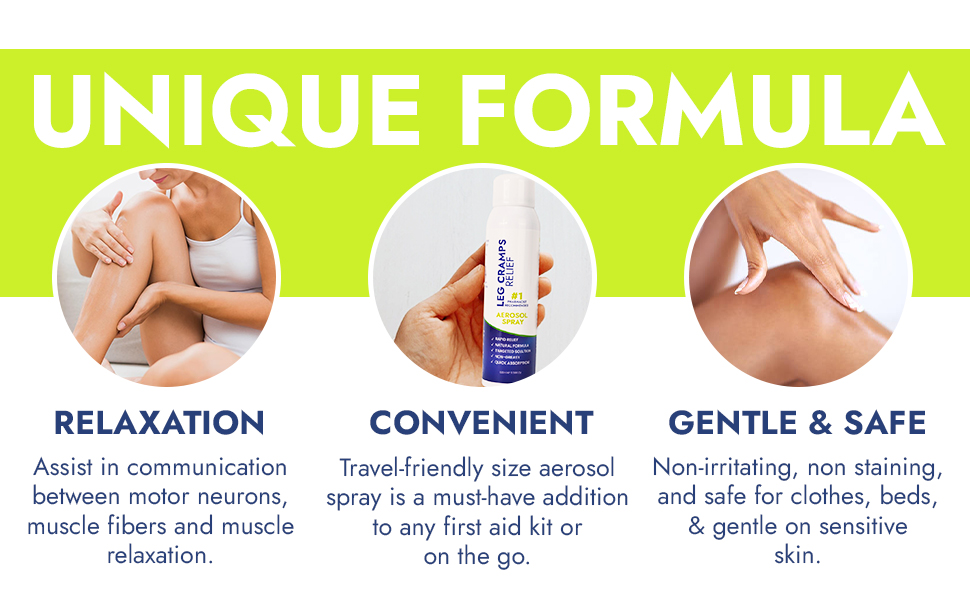 Leg Cramps Instant Relief Muscle Cramps Relief for Spasms and Calf Cramps