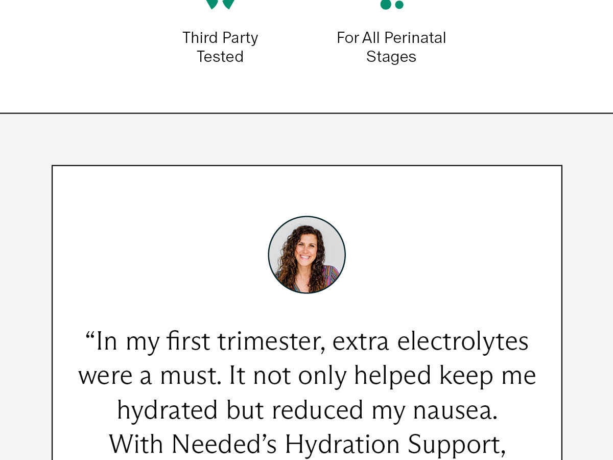 Needed. Hydration Support with Electrolytes & Trace Minerals, Lemon