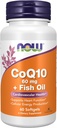 ACUM Alimente Suplimente, CoQ10 60 mg cu ulei de pește Omega 3, Sanatate cardiovasculara*, 60 Softgels