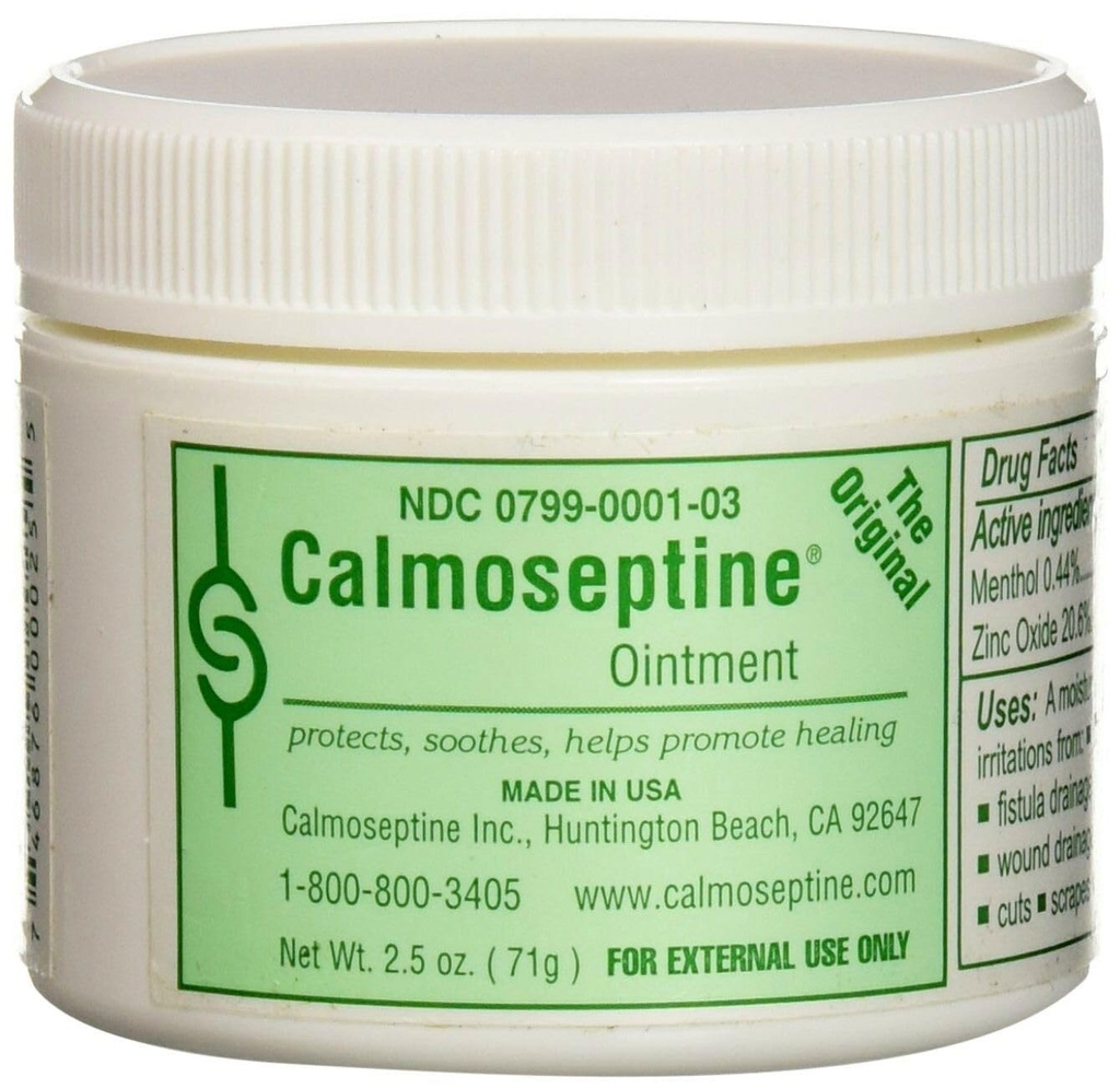 Unt de calmoseptină - 2,5 Oz Jar Fiecare (Pachet de 3)