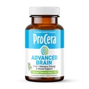 Procera Advanced Brain - Acționare rapidă - Ingrediente susținute de 100+ Studii - Îmbunătățirea memoriei, Rechemare - Concentrație - Clears Fog - Claritate mintală - Slows Cognitive Decline - 60 Conte