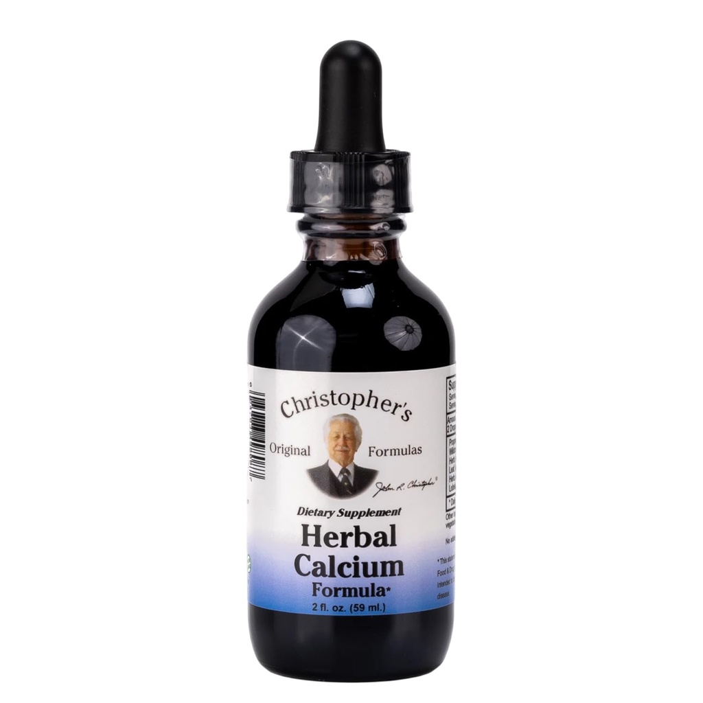 Christopher's Original Formulas Herbal Calciu Extract, Natural Bone Health Support, 2 oz