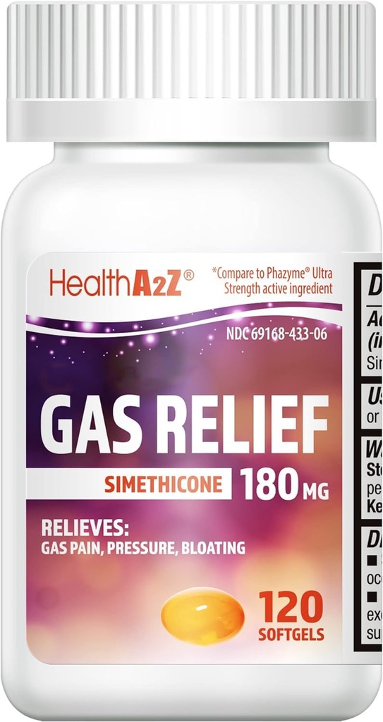 SănătateA2Z® gaz de relief Simethicone 