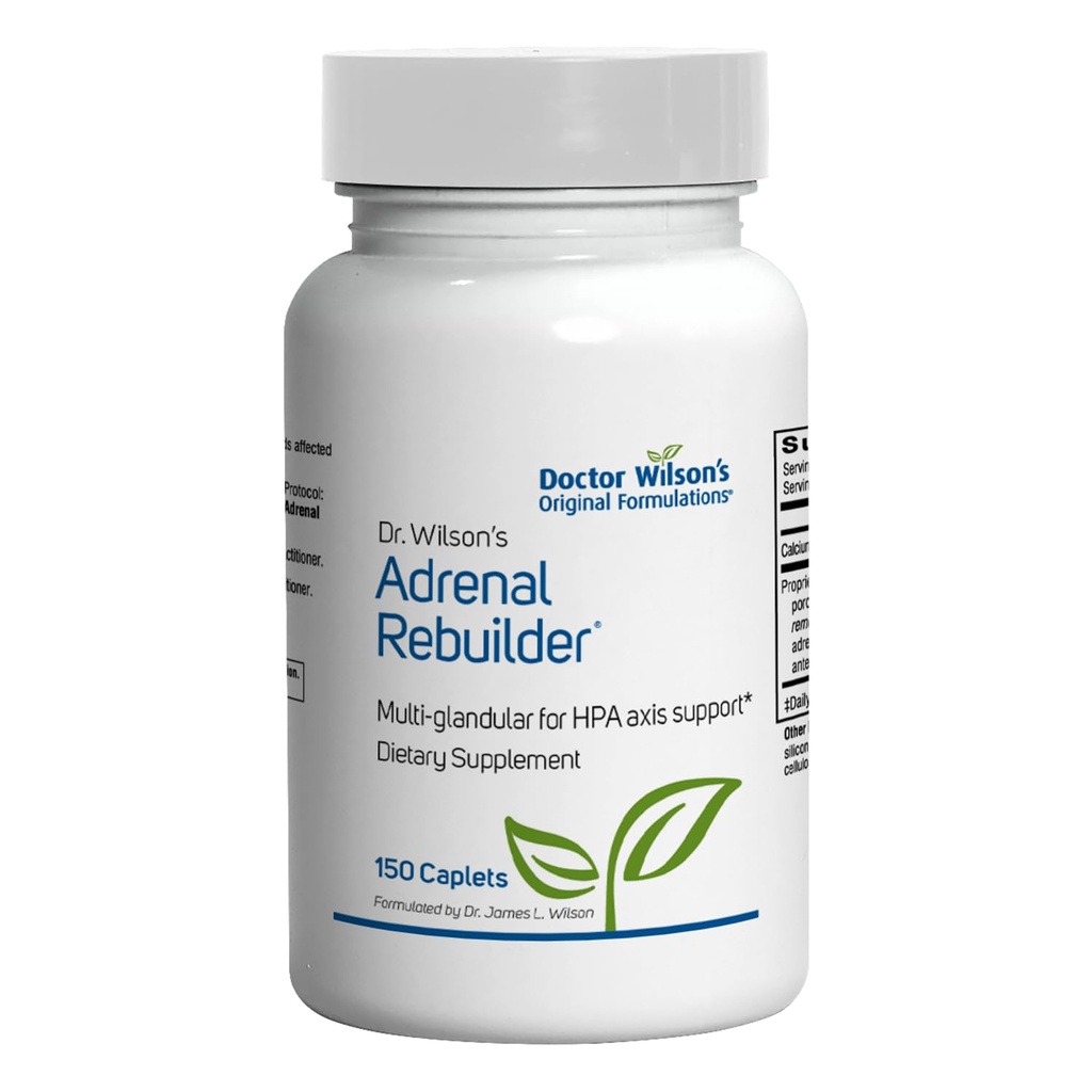 Wilson's Adrenal Rebuilder 150 Caplets multiglandular Inclusiv Adrenal Cortex for Adrenal and HPA Axis Support