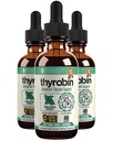 Thyrobin - supliment avansat de suport tiroidian - Livrare lichida pentru o mai buna absorbtie - Iod, Stinging Nettle, Kelp, Astragalus, Ashwagandha & More!