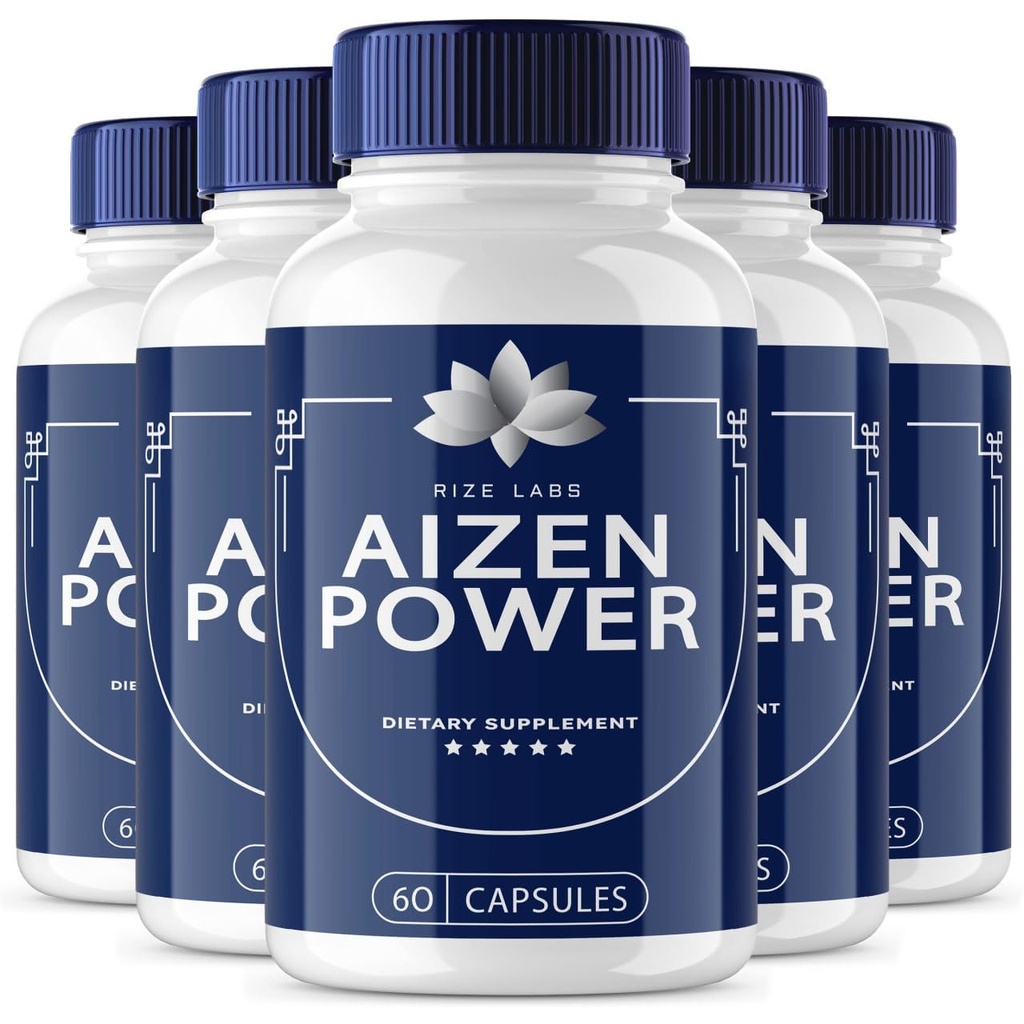 Rize laboratoare - Aizen Power for Men, All Natural Masculin Supplement to Boost Energy and Performance (300 Capsule)