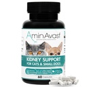AminAvast caini mici & Cat Rinichi de sprijin - Promoveaza suport renal sanatos la pisici si caini mici - 300mg, 60 capsule