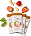 Tend Daily Best Prenatal Vitamina Bar, Made with Organic Ingredients for Gravide & Postpartum Mothers, Includes DHA, Vitamina D, B, Choline, Folate - Strawberry Patch (4ct)