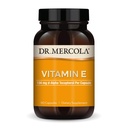Dr. Mercola Vitamina E, 90 Servings (90 capsule), 134 mg per capsulă, Supliment alimentar, Sprijină Piele Sanatos, Non-GMO