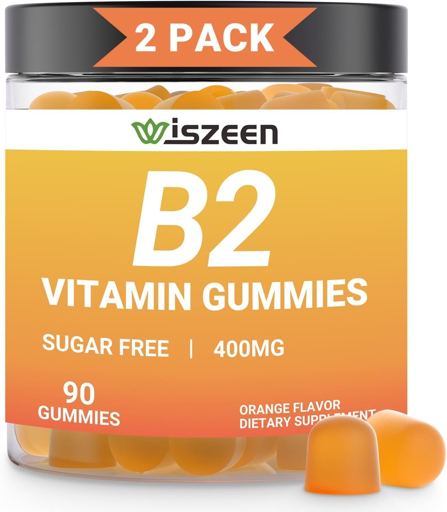 Vitamina B2 Gumiile - Supliment Riboflavin - B2 Riboflavin Gumies B2 Vitamine cu magneziu, CoQ10