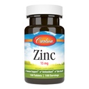 Carlson - Zinc, 15 mg, Zinc Supliment, zinc Gluconat, Immune Support & Skin Health, Zinc Tablets, Antioxidant, Zinc Capsule, 100 comprimate