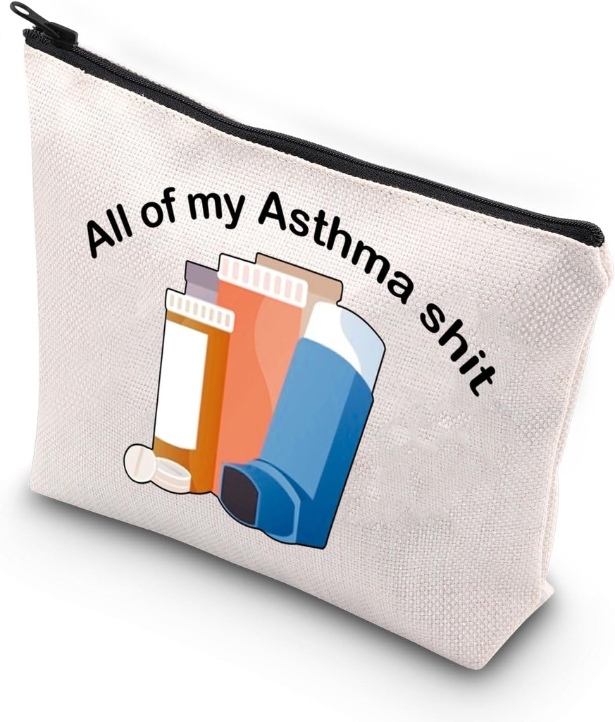 VAMSII Astm de luptător cadou inhalator sac de călătorie toate rahat Astm meu conștiință sac medicație