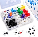 Kit de modele moleculare JoyCat (238pcs), Cadouri ştiinţifice pentru chimie organică pentru studenţii şi profesorii ochemici şi anorganici