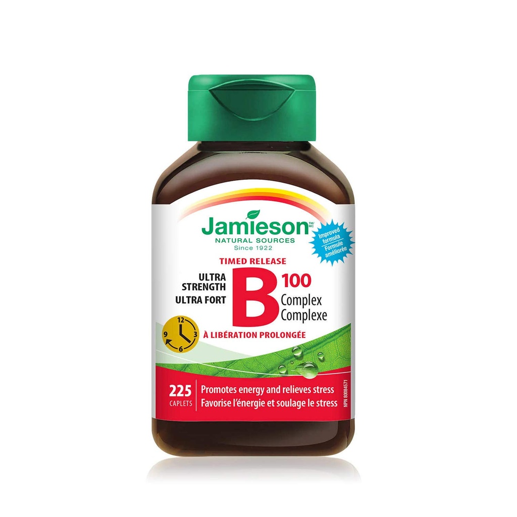 Jamieson Timed Release B100 Complex, 225 caplete