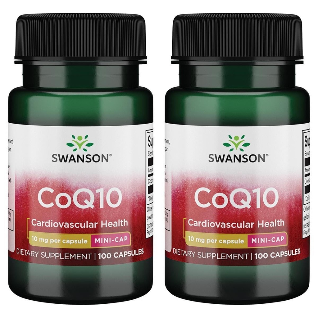 Swanson Coq10 - Mini Capac 10 mg 100 Capace (2 ambalaj)