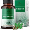 HERBAMAMA Goldenseal Root Capsule 700mg - Sistemul respirator & Suport Immune cu Goldenseal pulbere Supliment - Vegan, Non-GMO