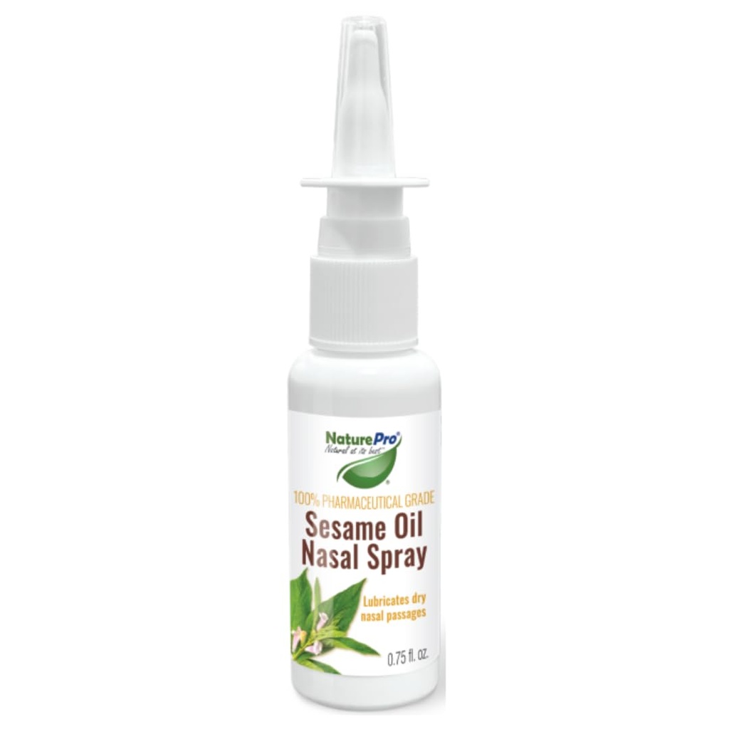 All-Nasal Moisturizer Spray cu 100% ulei de susan de grad farmaceutic 0.75fl. pentru a Soothe & hidrata nas uscat, lubricant nazal și decongestionant pentru ajutor nas uscat