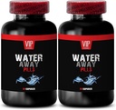 Relief Blooting și de reducere a burții - pastile de apă Away Diuretic - pastile de detoxifiere naturale - Pastile de apă pentru picioare și picioare Umflate - diuretice naturale pentru reținerea apei - Pilule diuretice - 2B 120Capsule