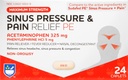 Rit de ajutor Sinus presiune şi durere Reliever PE, non-drowsy - 24 comprimate 