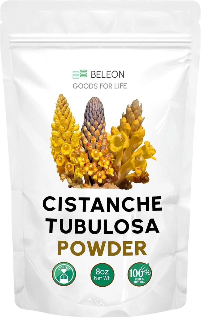 Cistanche Tubulosa Powder 8 oz - Supliment, Promoveaza energia, functia cognitiva, dispozitie pozitiva