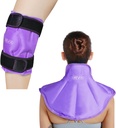 REVIX Genunchi pachet de gheață pentru leziuni Reutilizabile și gat mare umăr pachet de gheață Wrap pentru Upper Back Pack Ajutor
