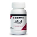 Kirkman - GABA cu niacinamidă şi inositol - 250 capsule - Sprijină relaxare - Sprijină somn odihnitor - Hipoalergic
