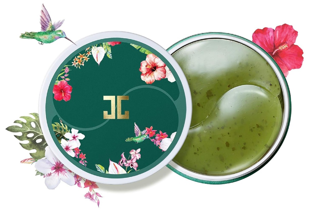 JAYJUN Green Tea Eye Gel Patch, Dark Circle, Puffy Eye, Under Eye Patch, 1.4g, 60 în borcan
