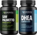 HAVASU NUTRIŢIE DHEA 50mg Supliment (60 Servings) şi Saw Palmetto Capsule (100 serviri)
