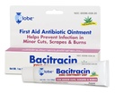 Bacitracin Zinc 1 oz Tube. Firtst Aid Antibiotic Ointment Helps to Prevent Infection in Minor cuts, scrapes and Burns.