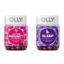 OLLY Gummy Imunitate activă+Elderberry 45 Gumies, Sleep Gummy Ocazional Sleep Support 50 Count