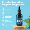 Rejuvica Health Hydrocin - Advanced Diuretic Retention Water Supplement - Livrare lichida pentru o mai buna absorbtie - Dandelion, Uva Ursi, Juniper Berry, Seminte de telina, Ceai verde & More!