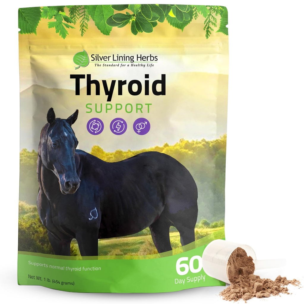 Silver Lining Herbs Suport tiroidian pentru cai 