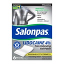 Salonpas Lidocaină 4% Durere Relieving Gel-Patch, 6 Conte, pentru Back, Neck, Shoulder, Knee & Elbow Pain