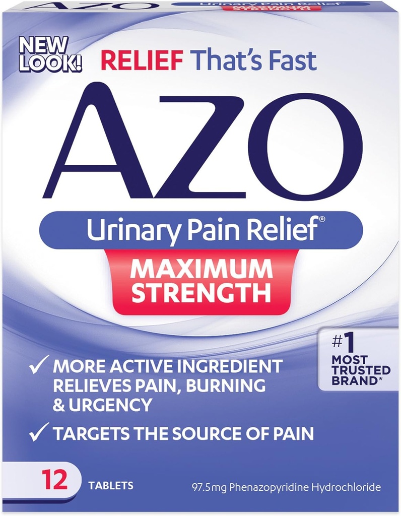 AZO STANDARD MAX STRENGTH 12 Tabele