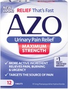 AZO STANDARD MAX STRENGTH 12 Tabele