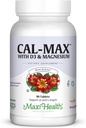 Calciu 1000 mg cu vitamina D3 (400 UI) şi magneziu (750 mg) - Supliment alimentar pentru oase, dinţi, suport comun - pentru bărbaţi şi femei - 90 comprimate