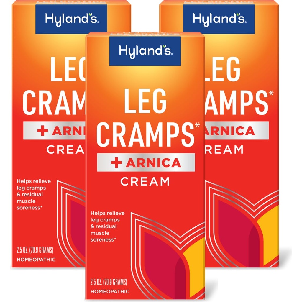 Hyland's Leg Cramps Ointment, Arnica Gel Leg Cramp Relief, 2.5 oz (Pachet de 3)