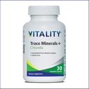 Vitality Trace Minerale + Chlorella  Vegan, Allergen-Free.