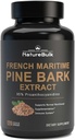 Extract de scoarță de pin maritim francez 400 mg, 95% Proanthocyanidins - Extract de 30X standardizat, 120 capsule Vegan