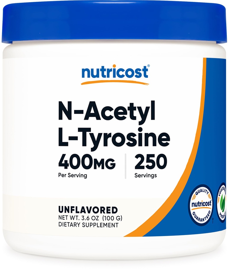 Nutricost Pur N-Acetil L-Tirosină (NALT) Pulbere 100 Grams