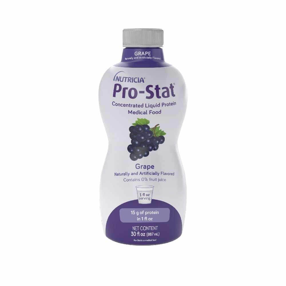 Pro-Stat Proteina Liquid concentrată Alimente medicale - Struguri, 30 Fl Oz flacon