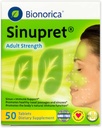 Sinupret Adult Forţă Sinus + Imun suport Toate naturale, rapid Acting Herbal Nasal Passage & Imunitate Boost Supliment cu Verbena & Elder Flower - 50 comprimate (Pachet de 2)