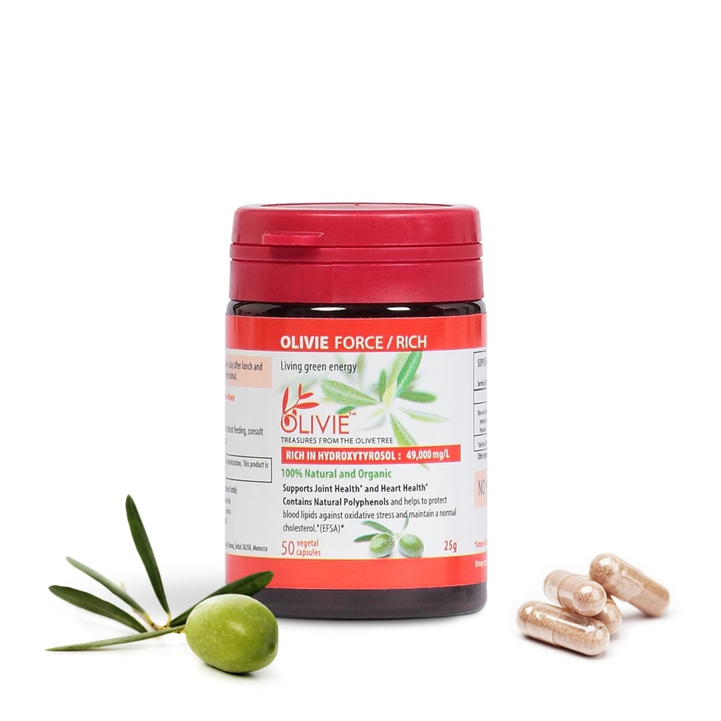 Organic Olive Leaf Extract capsule Olivie Force / Rich 