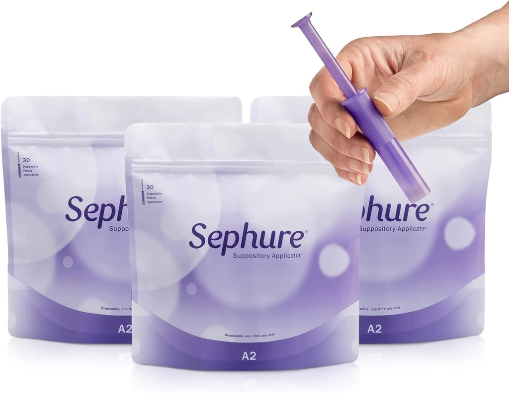 Ușor de utilizat Supozitor pentru femei și bărbați, aplicator de unică folosință pentru suplicatoare pentru constipație din diverse mărci, 3-pack, 30-contă, Dimensiune A2