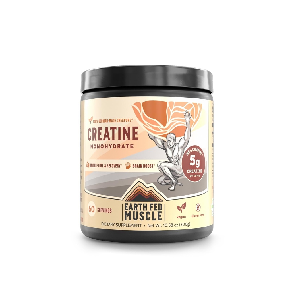 Earth Fed Muscle Transcende Creatina Monohidrat pulbere 