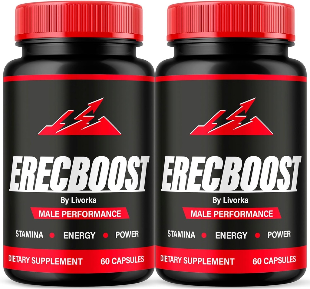 (2 Pack) Capsule Erecboost pentru bărbaţi, Erecboost Original, Erecboost pentru bărbaţi, ErecBooster, Erecboost En Capsulas, ErecaBoost Pills, Erecboost Pastillas, Erecboost Natural Advanced Formula, 120 Capsule