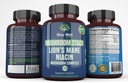 Lion Mane Supliment capsule cu niacin 