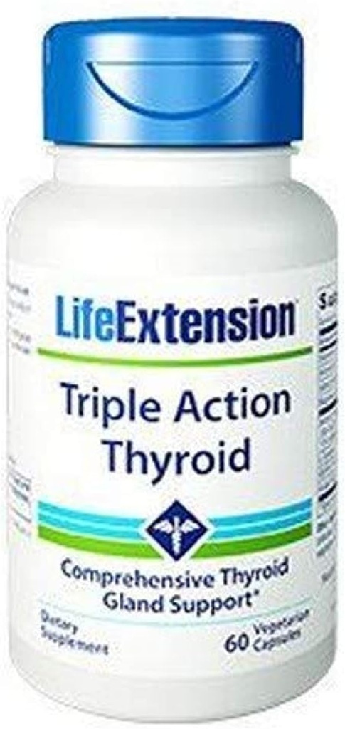 Triple Acţiune Tiroidală 60 Capsule vegetariene-Pack-2